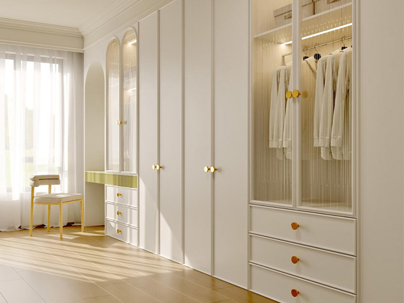 Light luxury French wardrobe