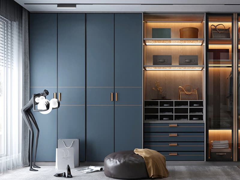 Multi-functional master bedroom wardrobe