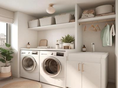 Stylish Minimalist Looking Wash Closet Designs