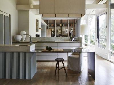 Minimalist Solid Wood Kitchen Cabinets